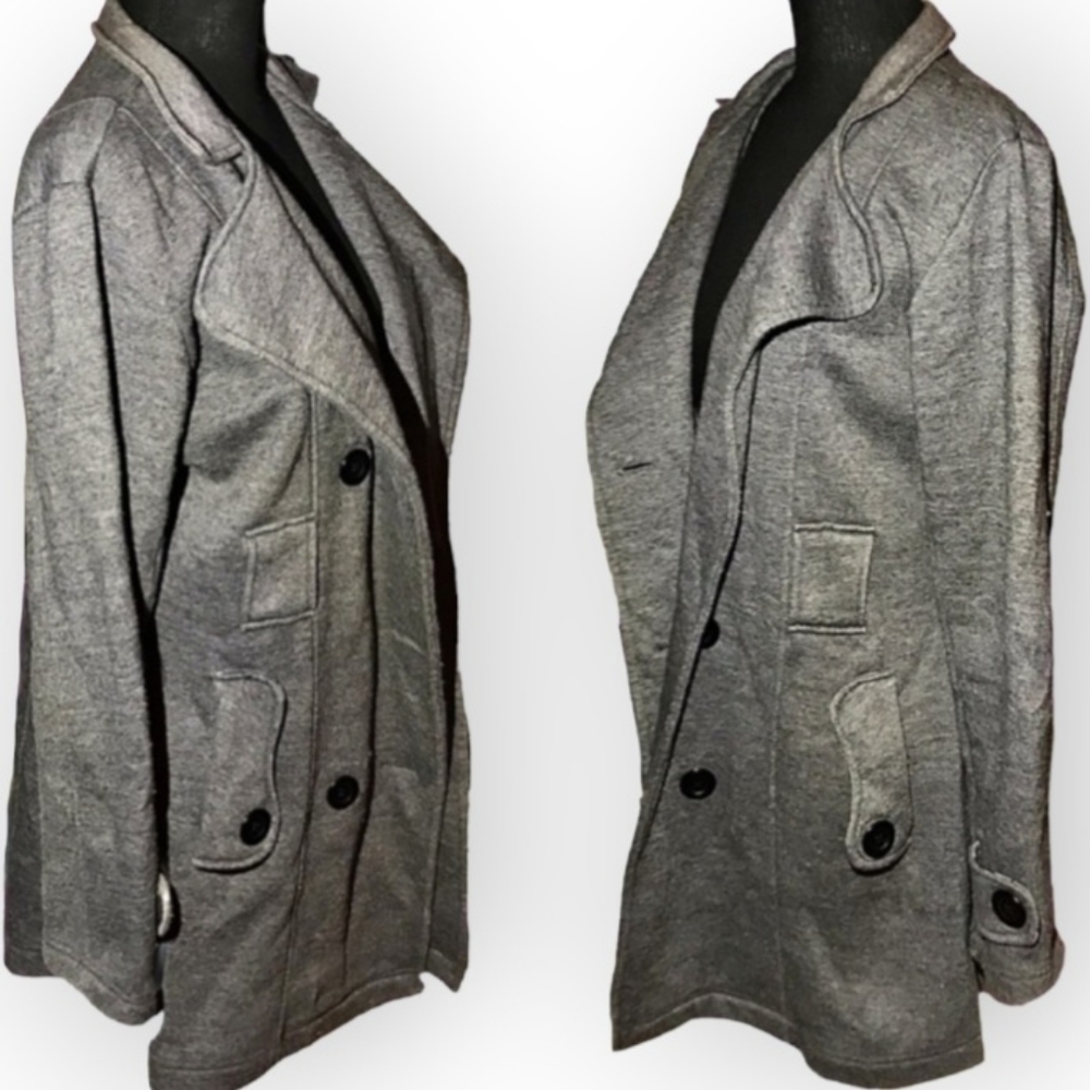 URBAN DIVA grey cloth jacket - Picture 2 of 6